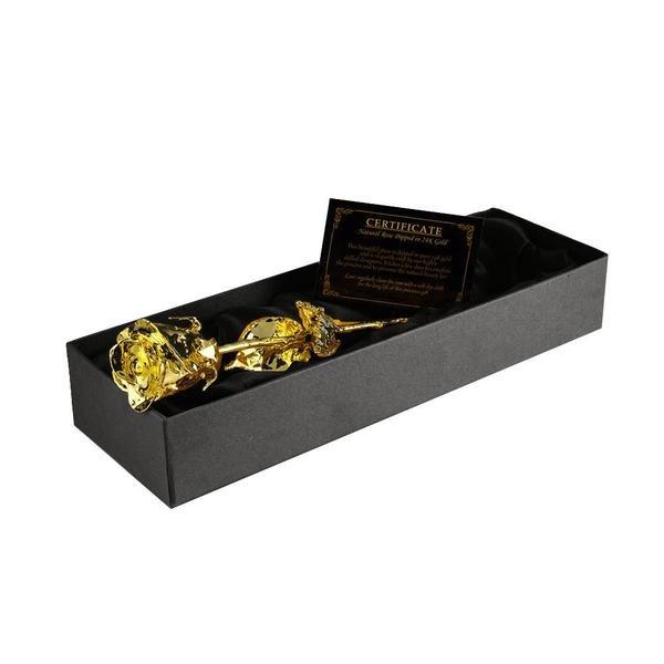 Mikamax Vergoldete Unsterblichen Rosen in Geschenkbox