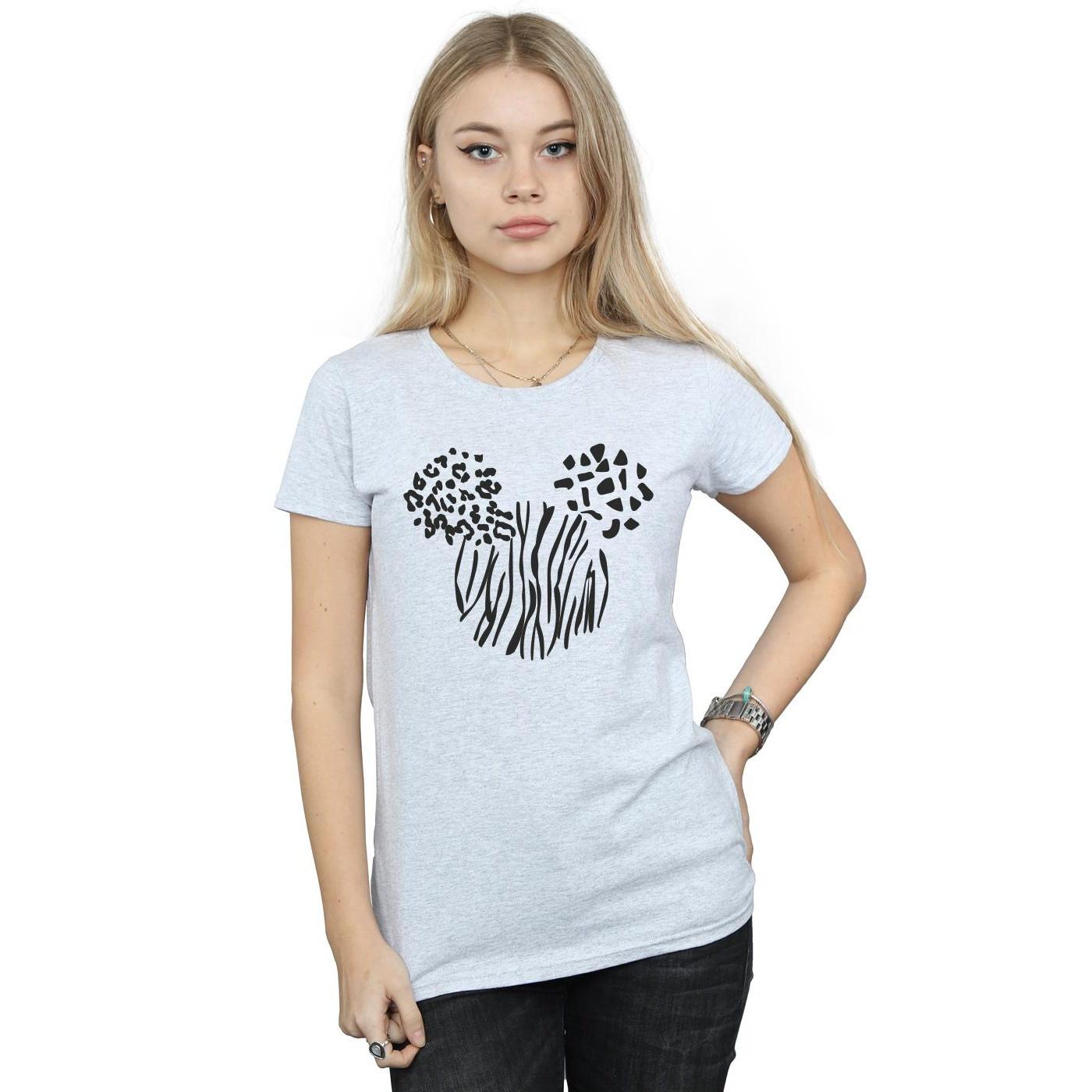 Disney Mickey Mouse Animal Print T-Shirt