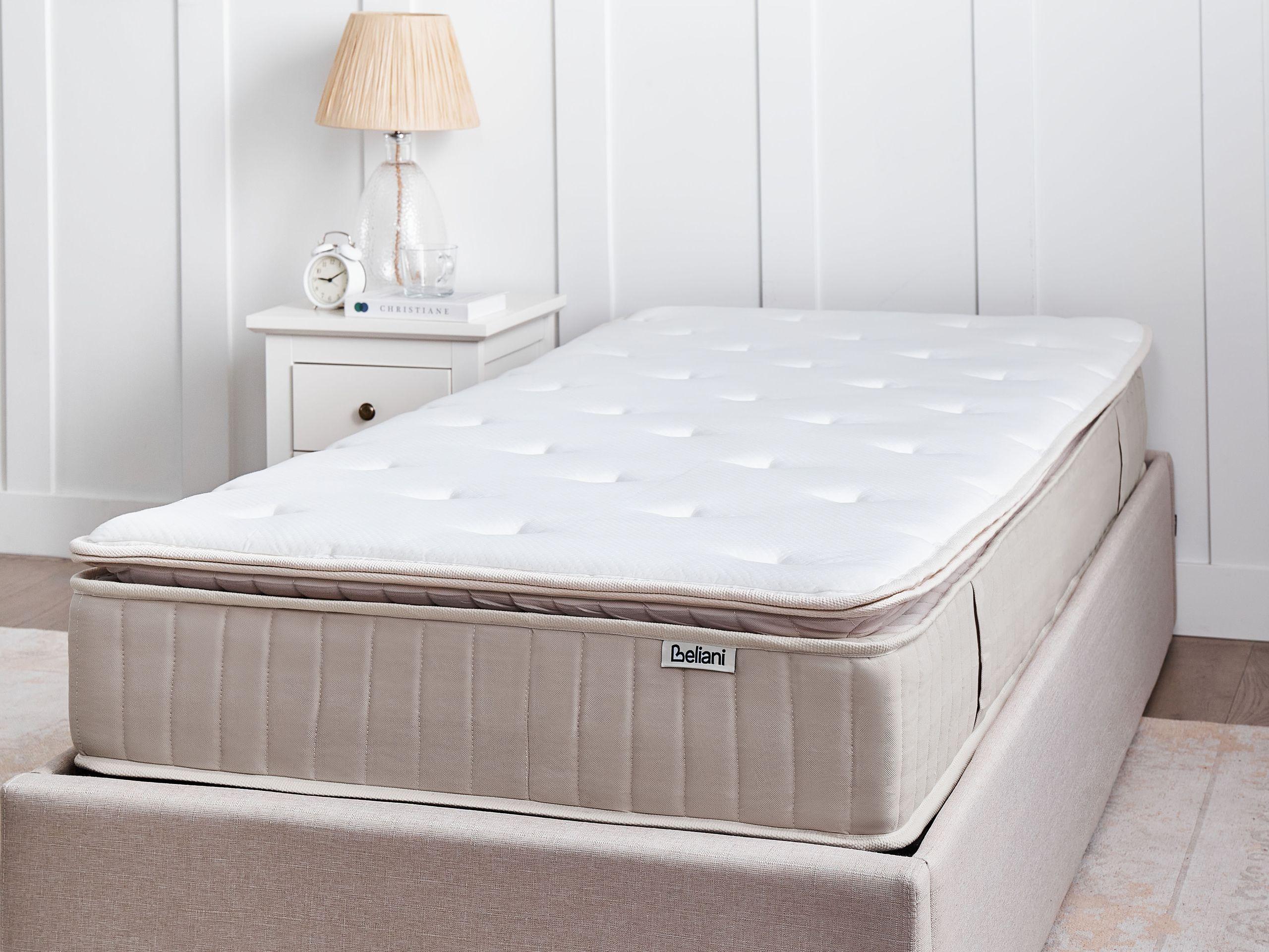 Beliani Latex-Taschenfederkernmatratze aus Taschenfedern DAYDREAM