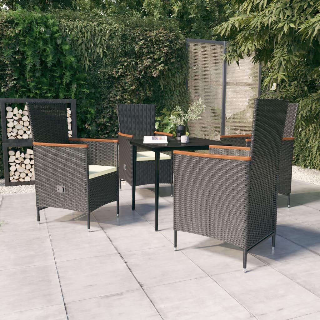 VidaXL Garten essgruppe poly-rattan