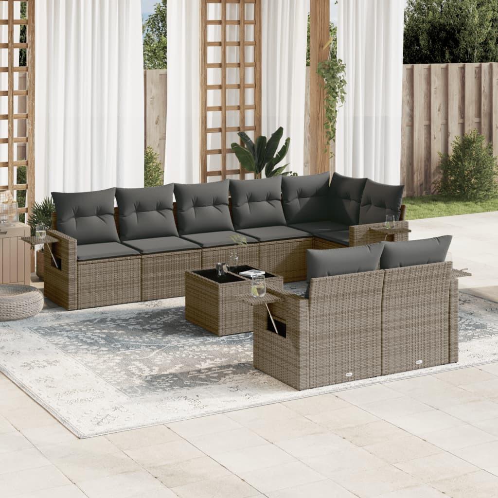 VidaXL Garten sofagarnitur poly-rattan