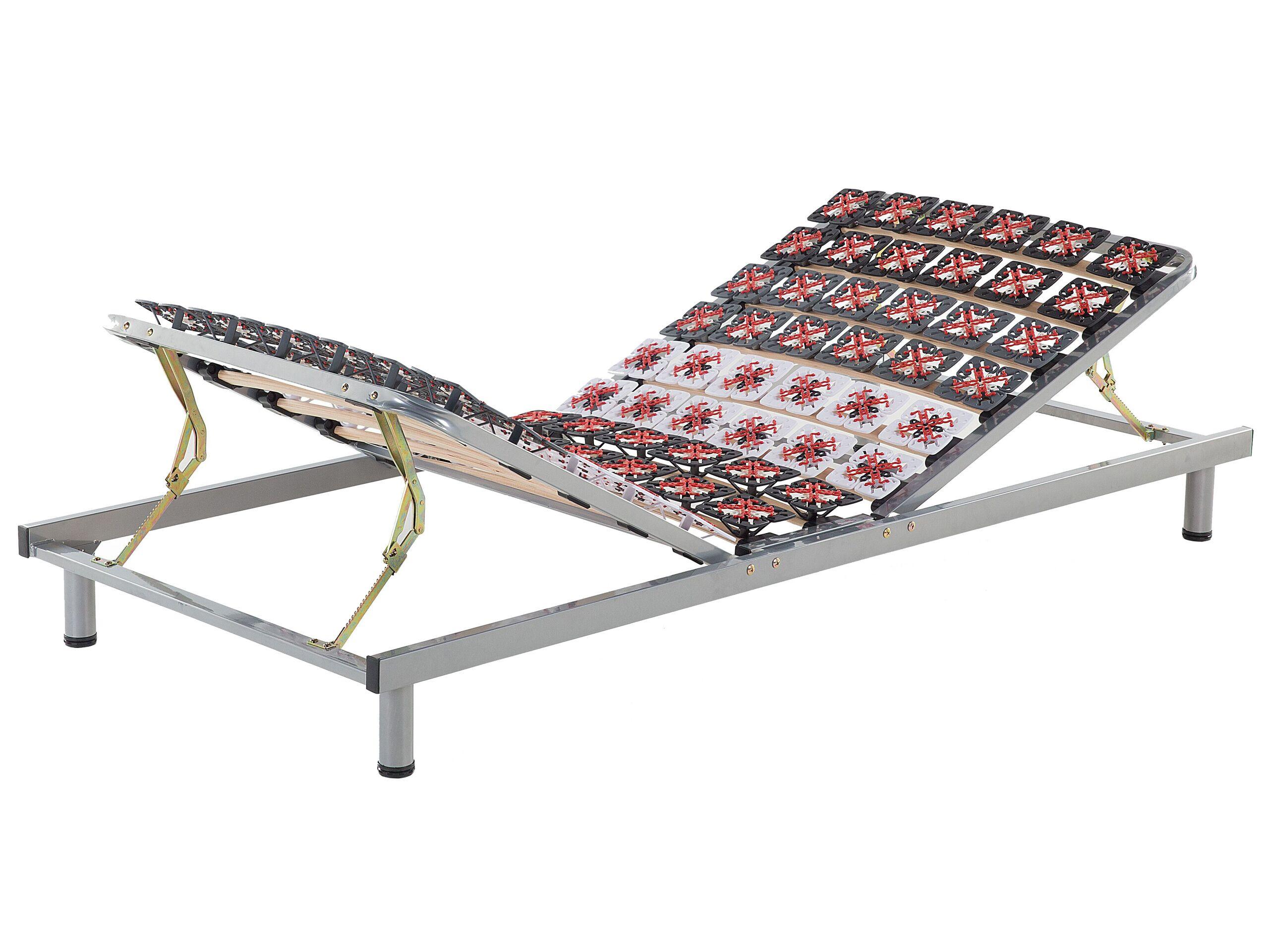 Beliani Lattenrost manuell verstellbar 2er Set aus Stahl STAR