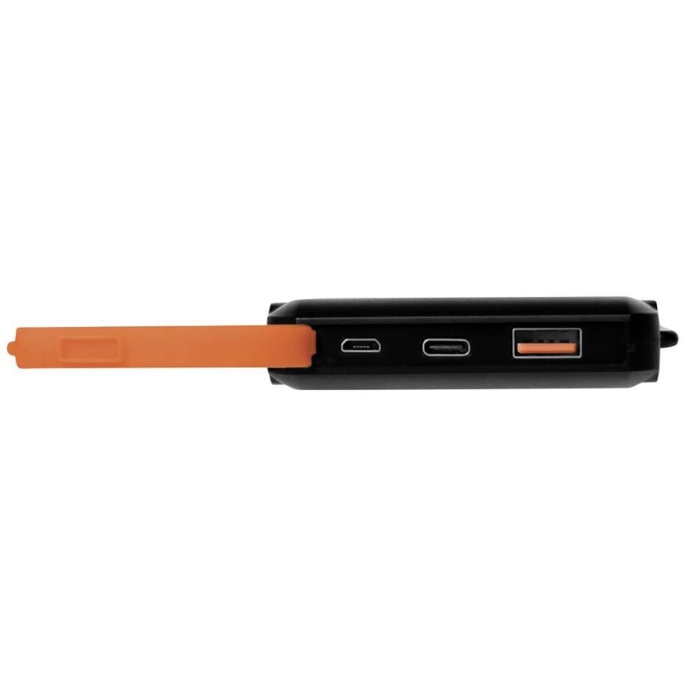 LogiLink Solar Powerbank 10 mAh, Taschenlampe, 2x USB-A QC & 1x USB-C PD