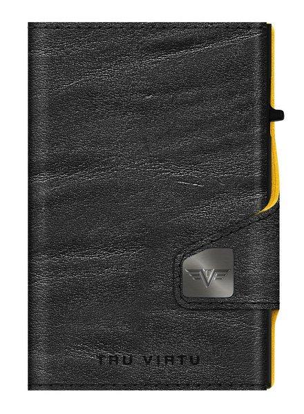 Tru Virtu Wallet CLICK & SLIDE Coin Pocket Caramba-gelb,