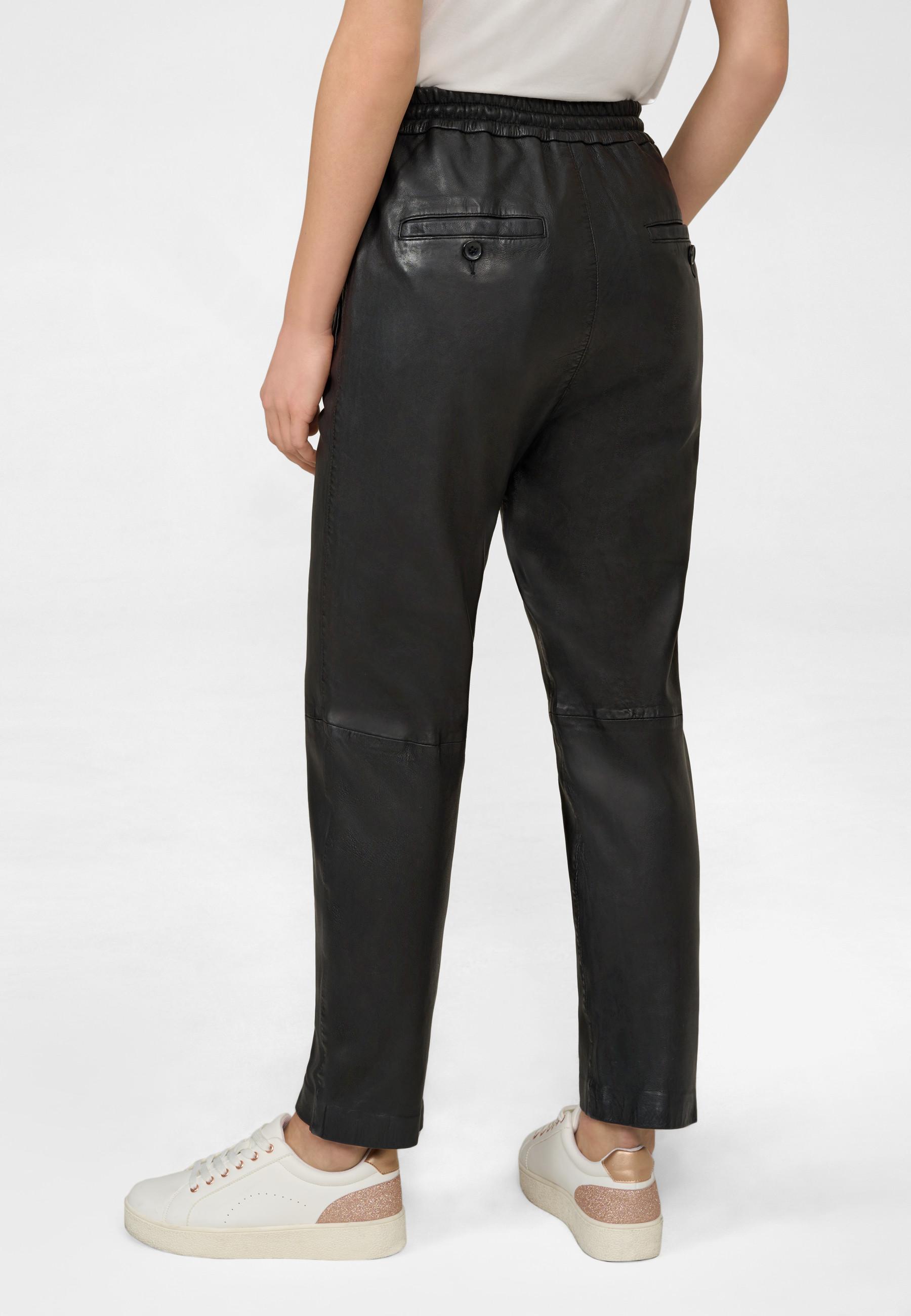 RICANO Emilia Lederhose in Joggpant Optik