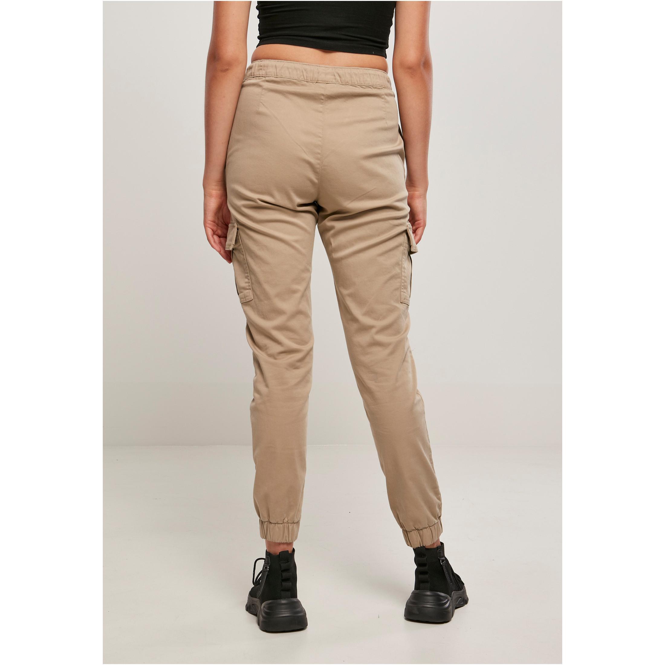 URBAN CLASSICS High Waist Cargo Jogger Hose