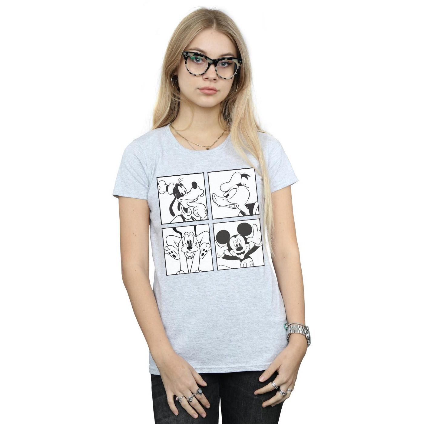 Disney Mickey Mouse and Friends Boxed Print T-Shirt