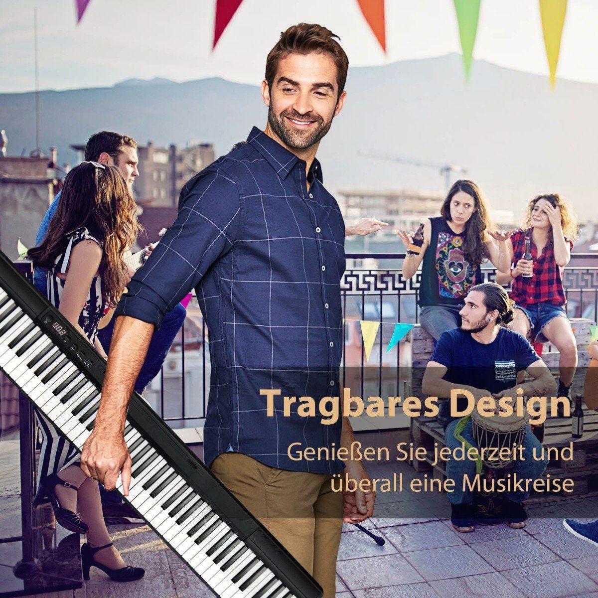 B2X Elektronisches Keyboard 88 Tastatur Elektroklavier Digitale Keyboard Musikinstrument Set