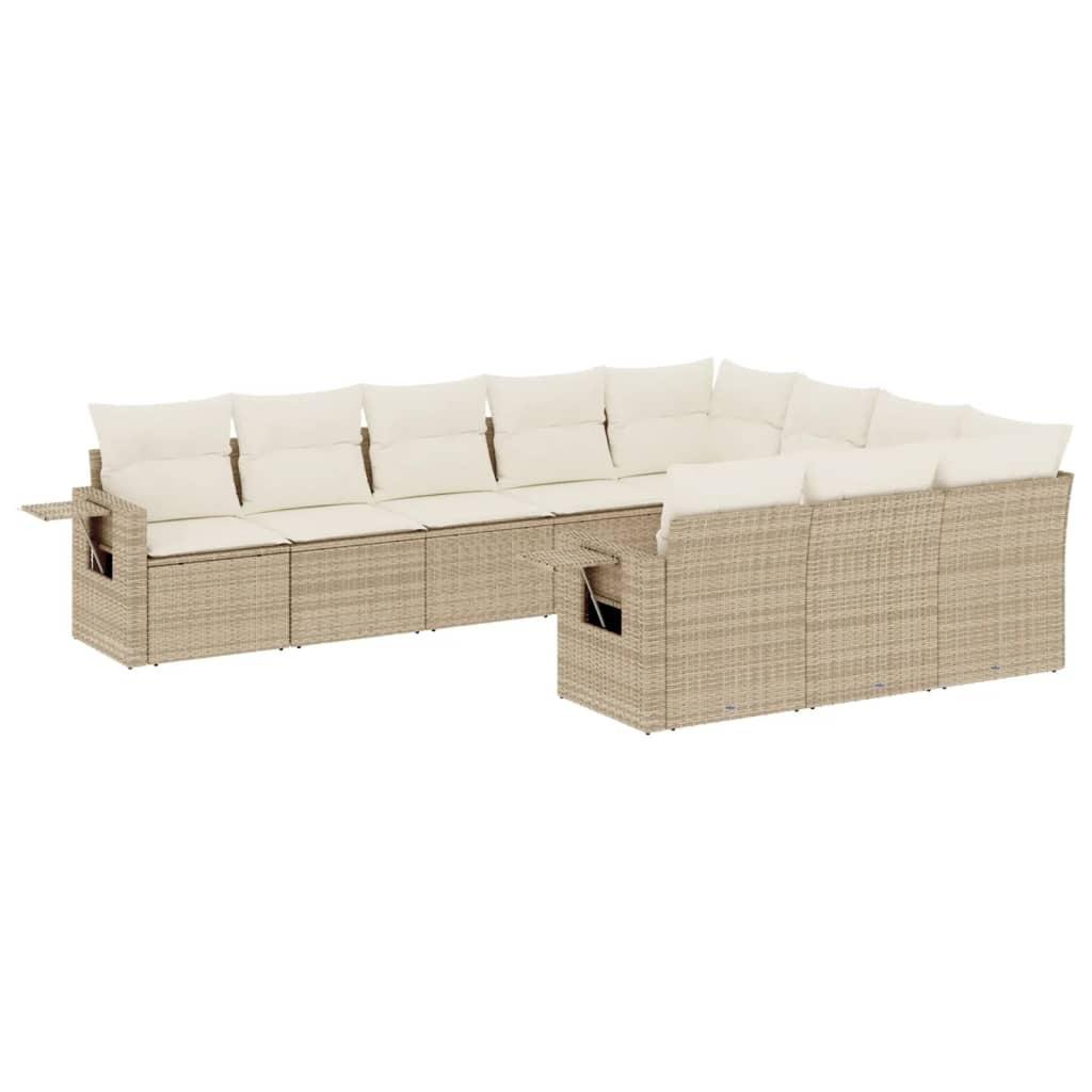 VidaXL Garten sofagarnitur poly-rattan