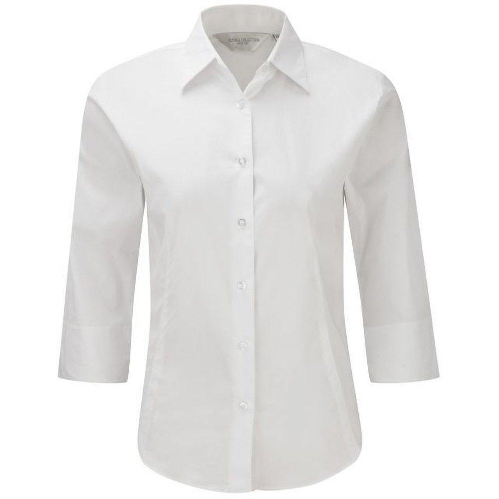 Russell Collection Easy Care 3/4 Arm Bluse