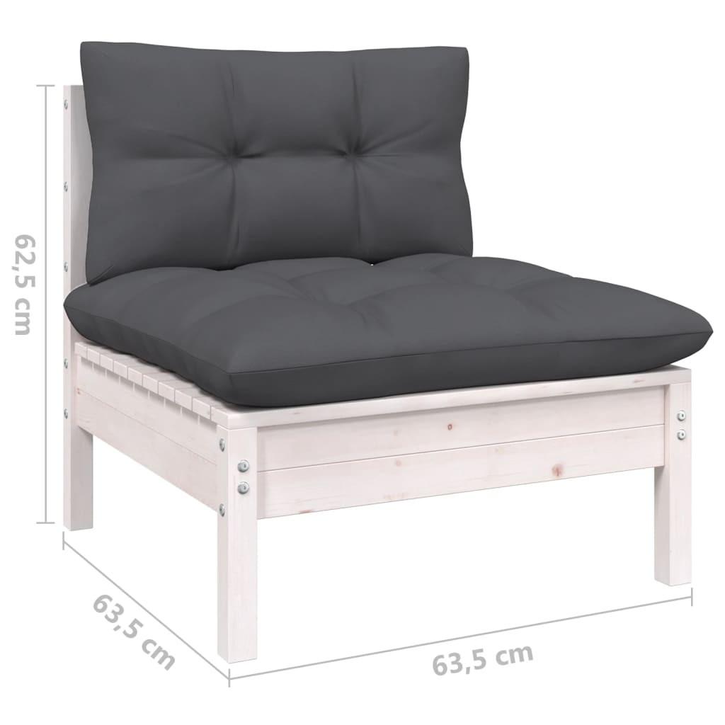 VidaXL 4-sitzer-gartensofa kiefernholz