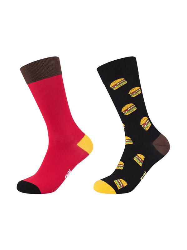Fun Socks Motiv Hamburger