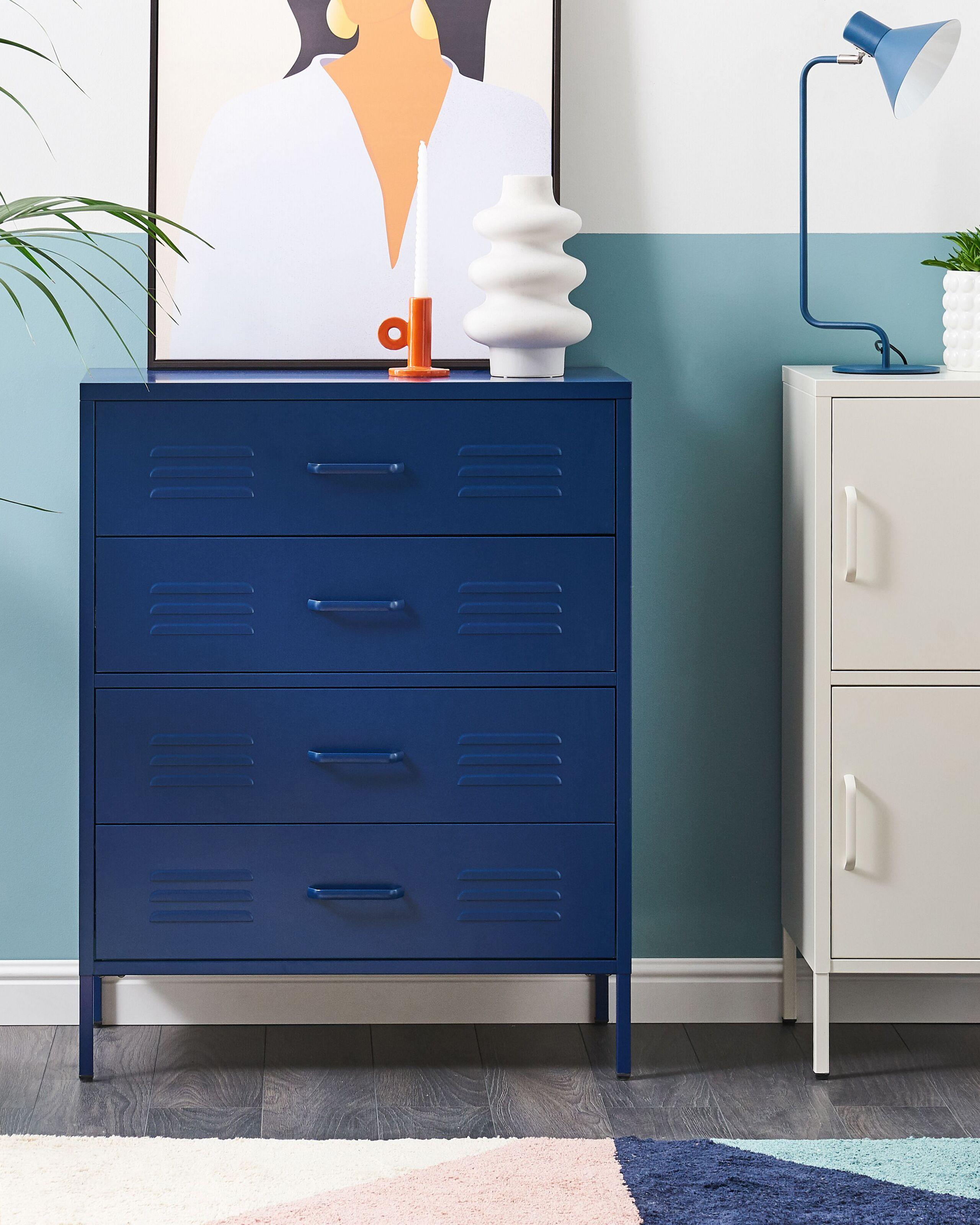 Beliani Kommode aus Stahl Modern ENAGO