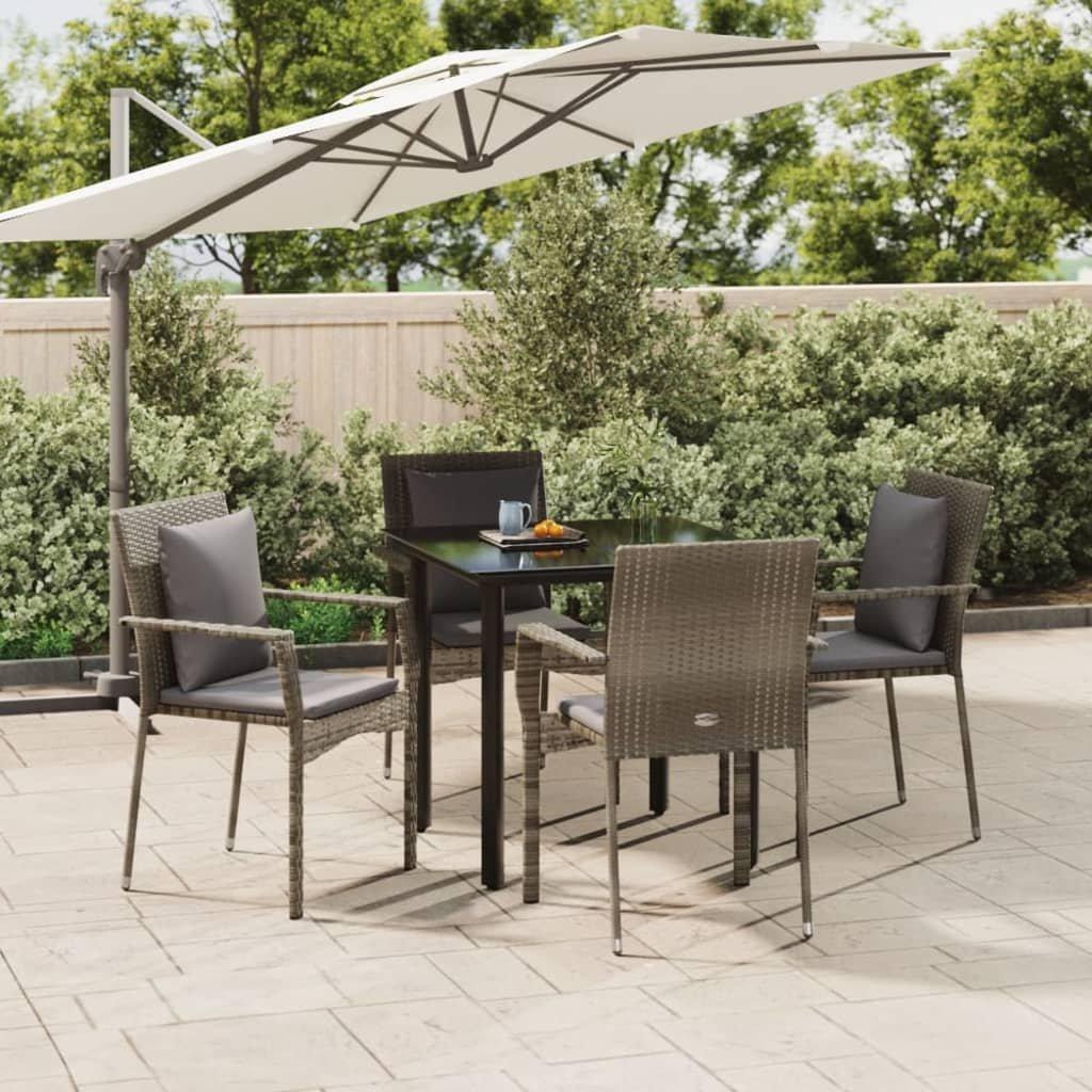 VidaXL Garten essgruppe poly-rattan