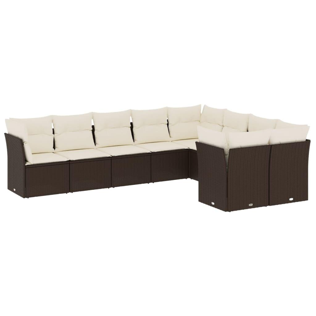 VidaXL Garten sofagarnitur poly-rattan