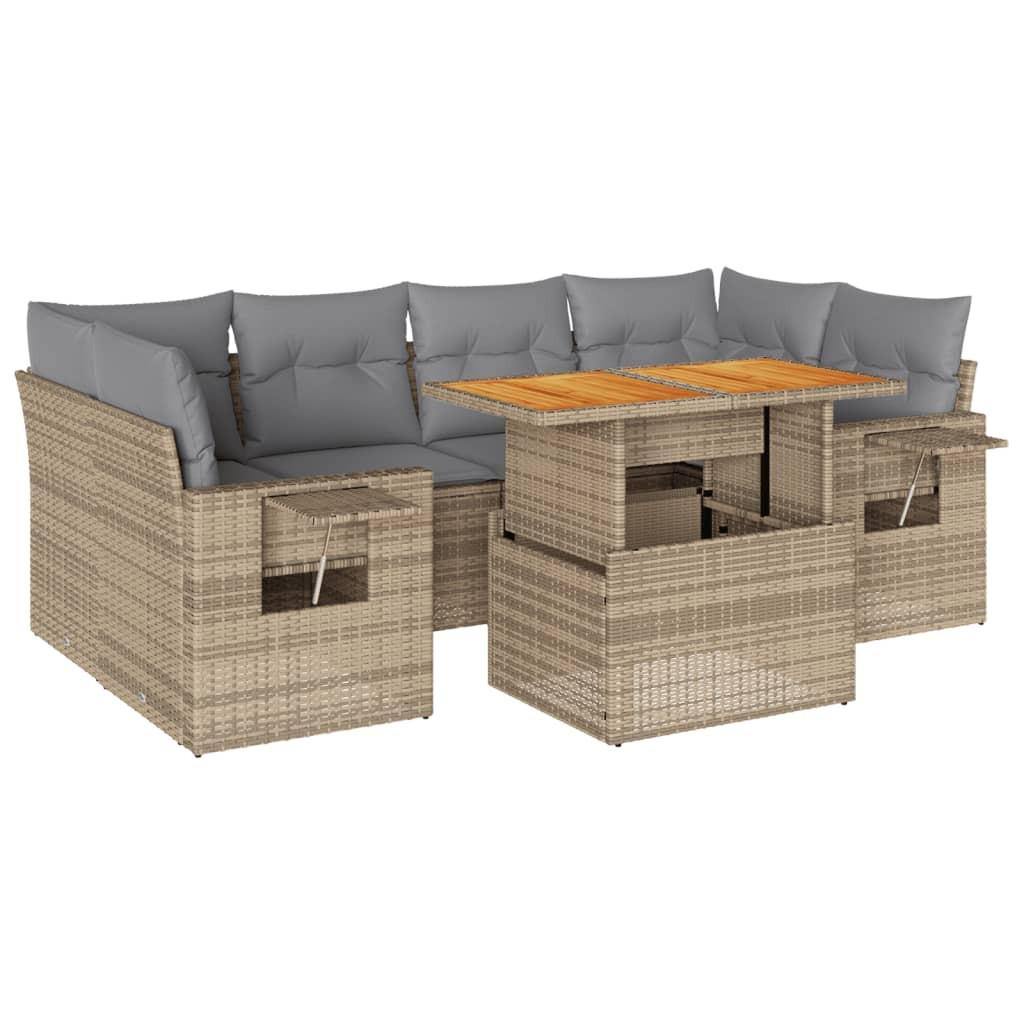 VidaXL Garten sofagarnitur poly-rattan