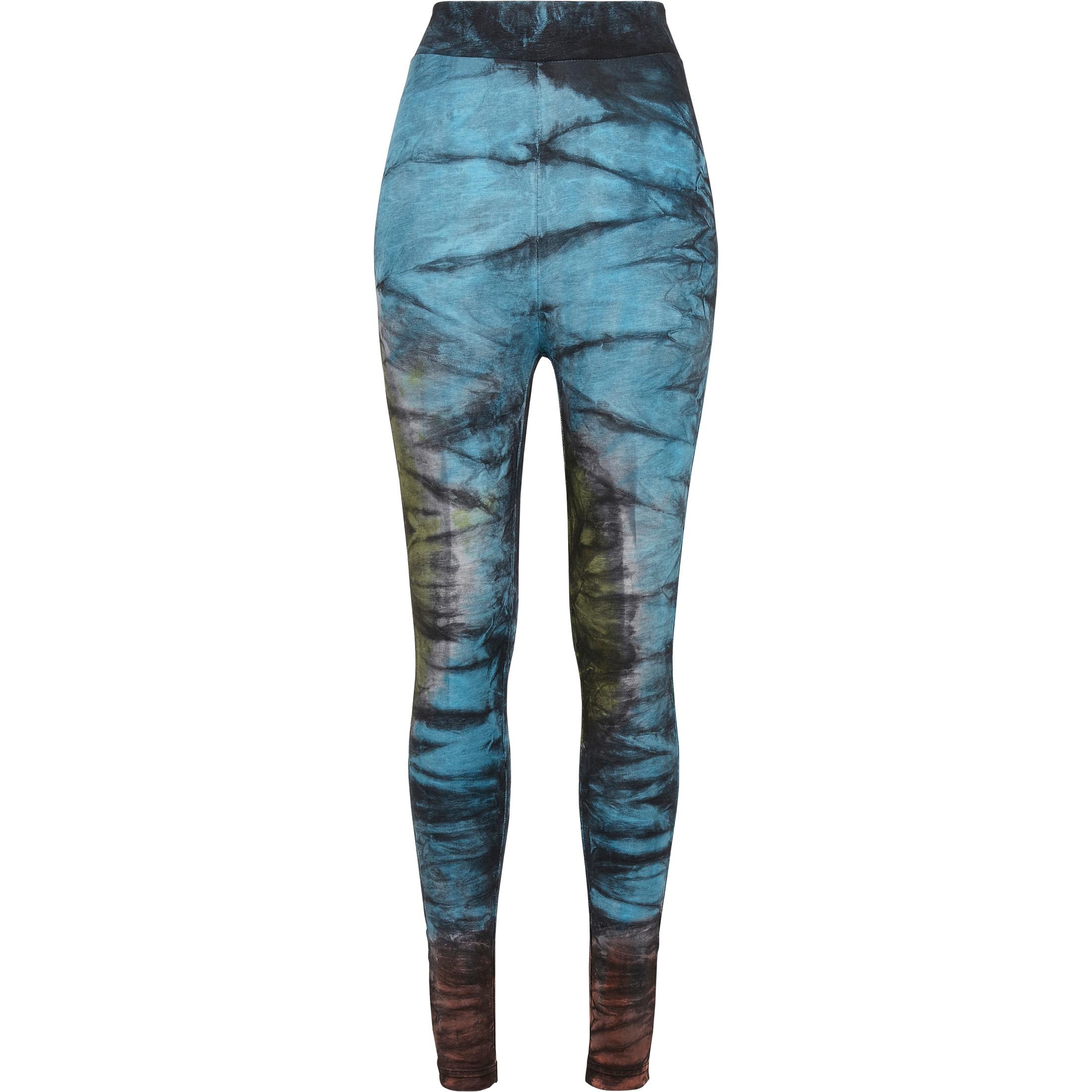 URBAN CLASSICS daen-leggings cotton tie dye high waist