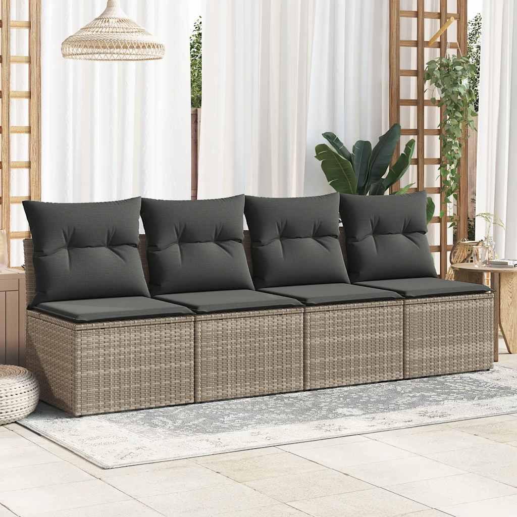 VidaXL Garten sofagarnitur poly-rattan