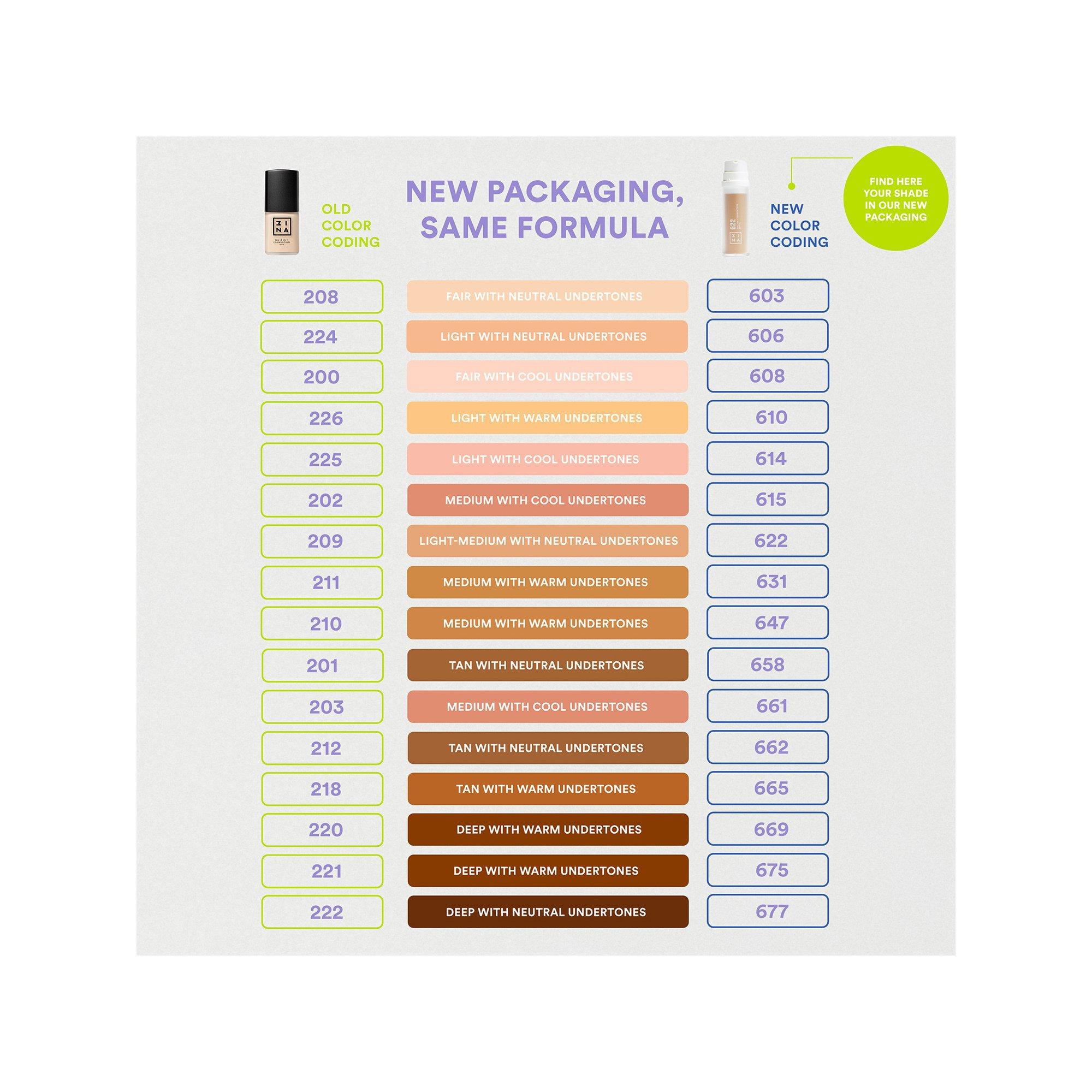 3INA The 3 in 1 Foundation