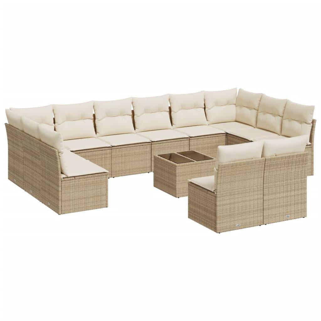VidaXL Garten sofagarnitur poly-rattan