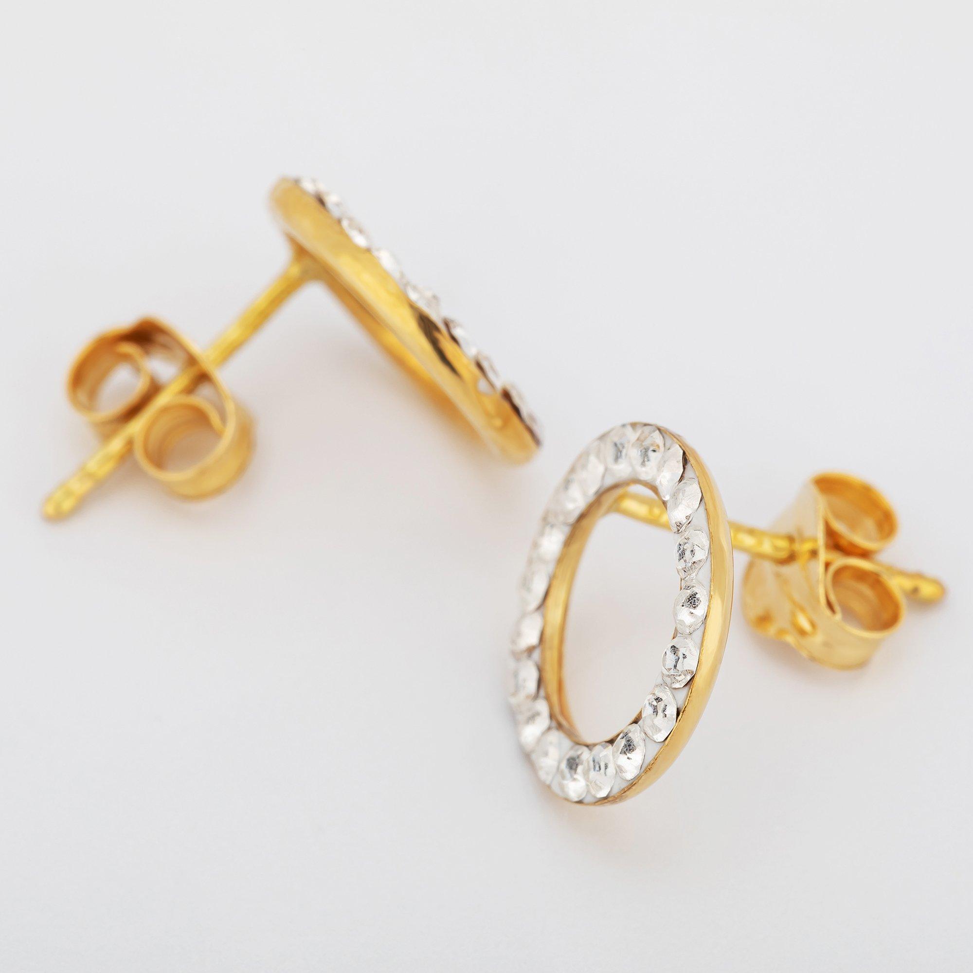 L' Atelier Gold 18 Karat by Manor Ohrringe