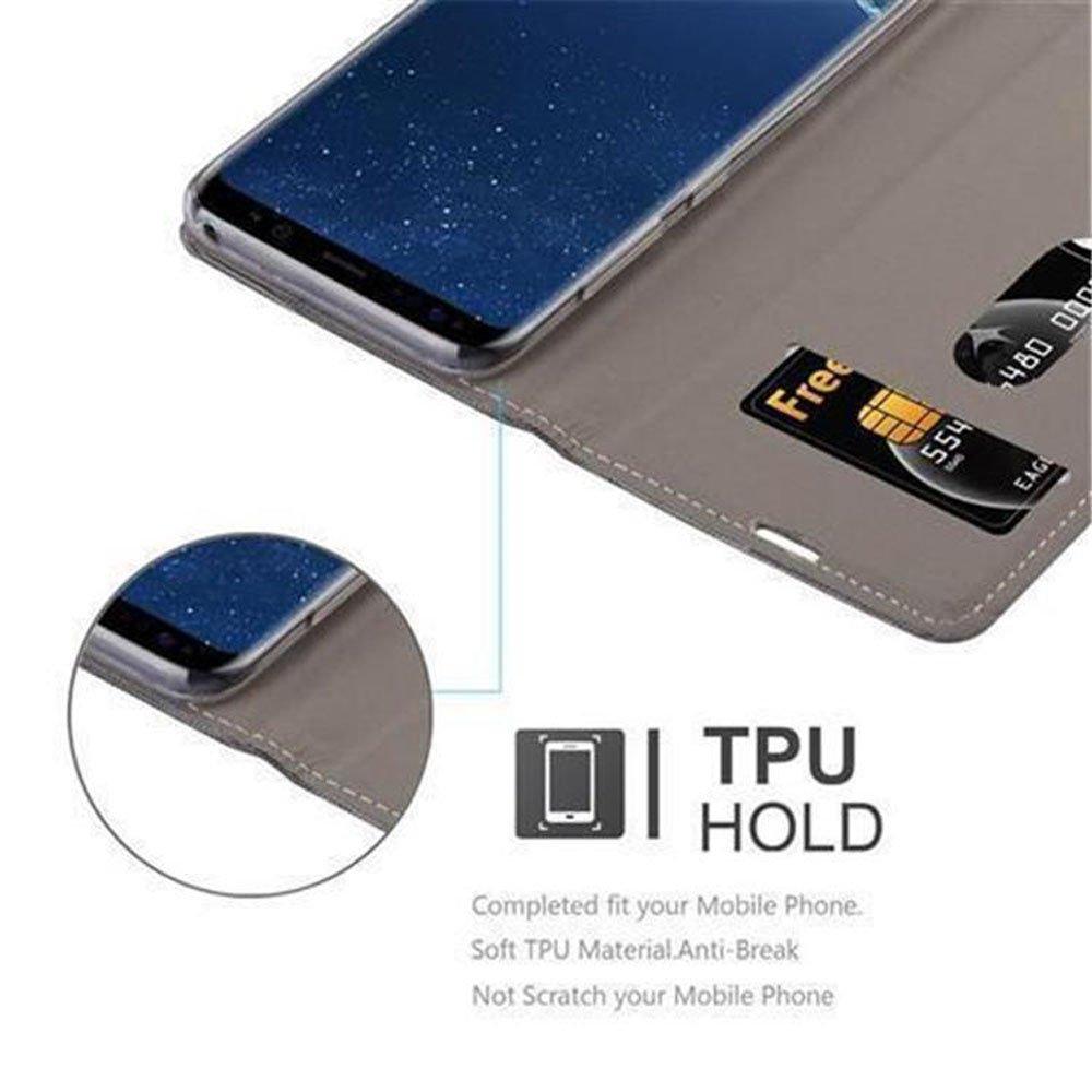 Cadorabo Hülle für Samsung Galaxy S8 Magnetverschluss, Kartenfach