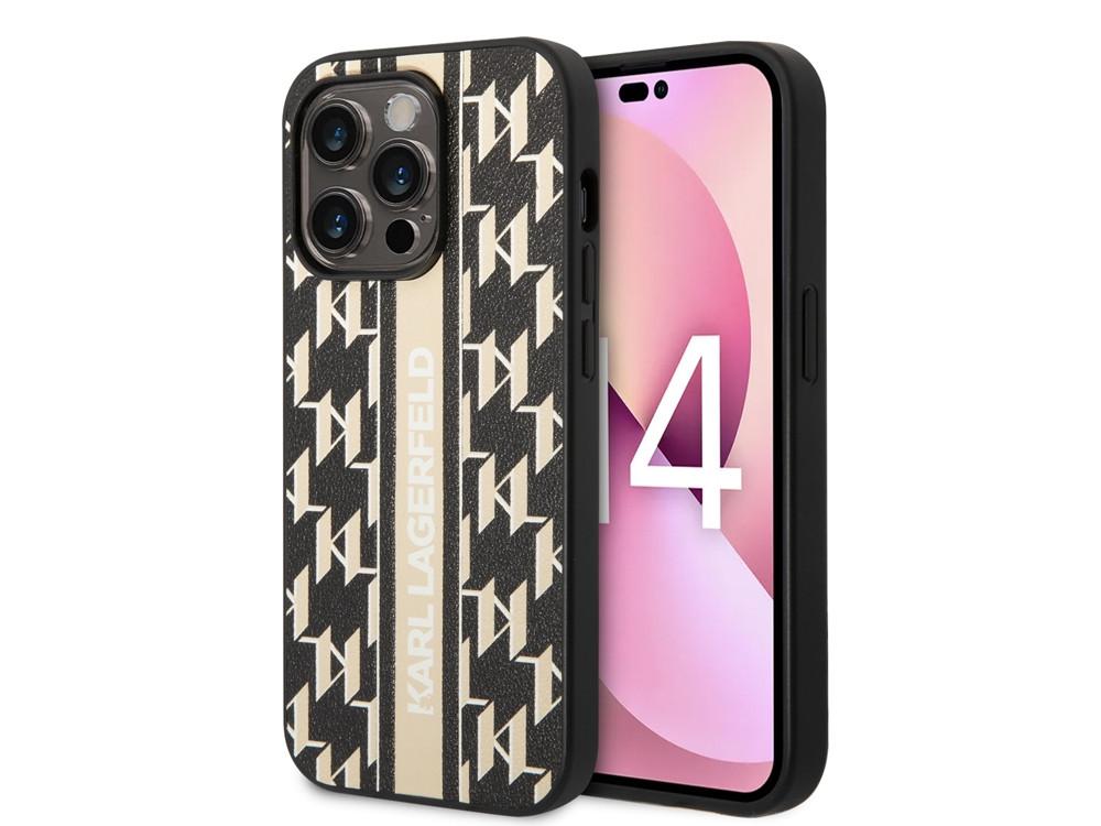 KARL LAGERFELD Hülle iPhone 14 Pro Max Monogram Stripe