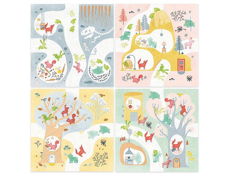 Djeco DJECO Stempelset Zu Besuch