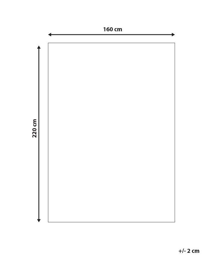 Beliani Teppich aus Wolle Industriell AKKAYA