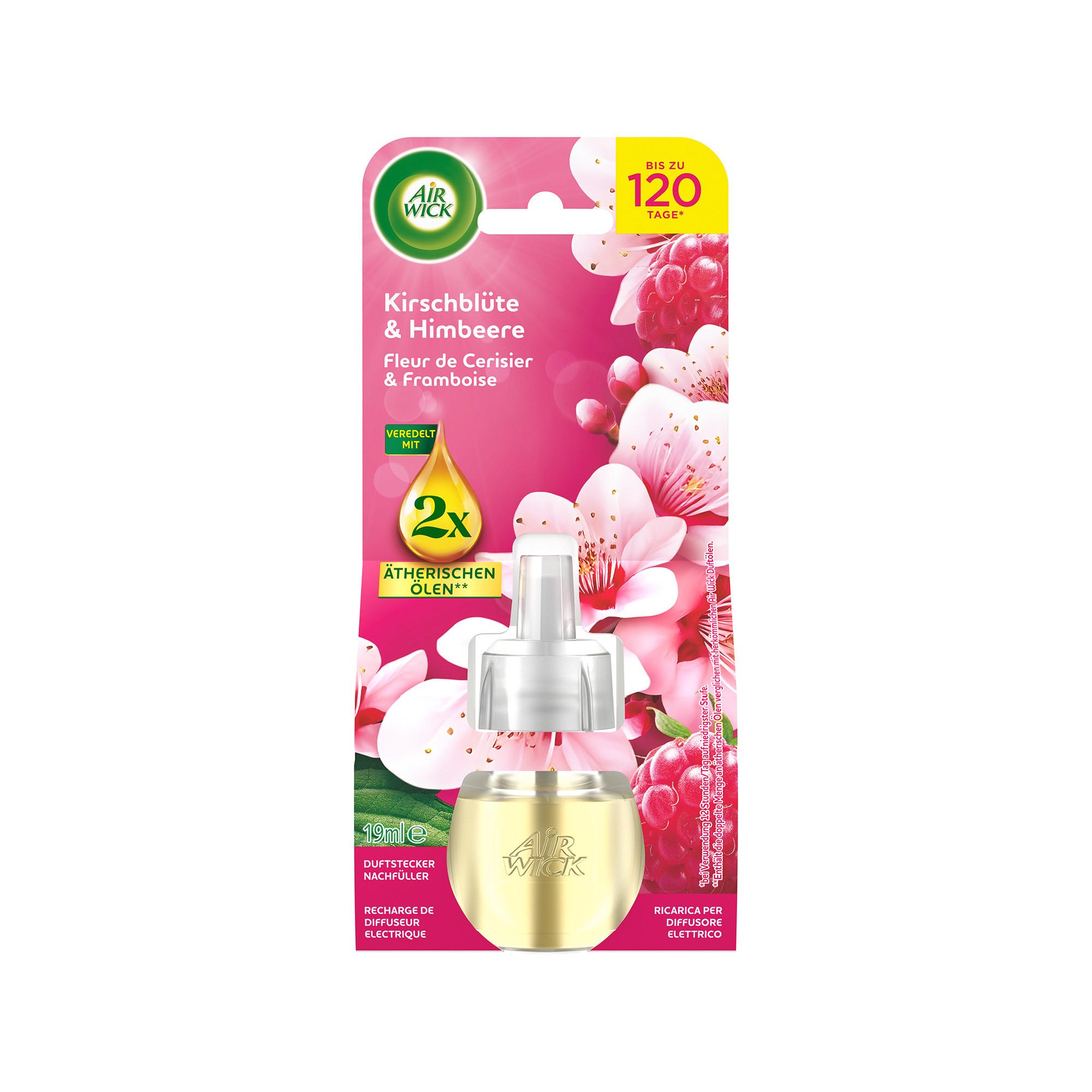 AIR WICK Nachfüllung Duftölflakon Cherry blossom & raspberry