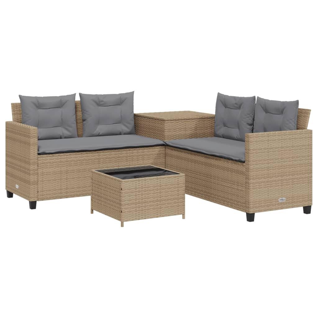 VidaXL Gartensofa poly-rattan