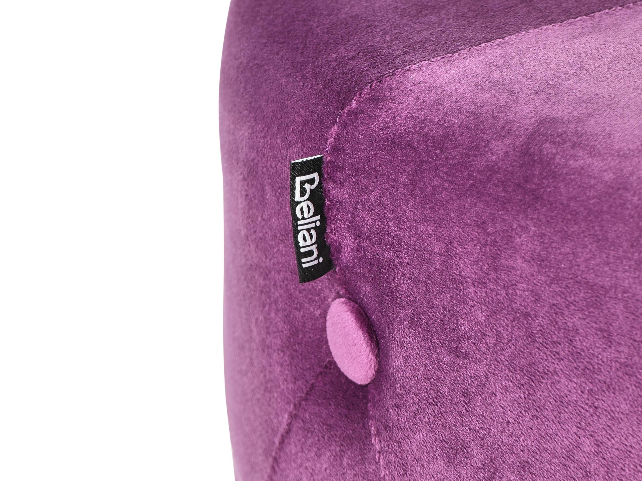 Beliani Pouf aus Samtstoff Retro CARROLLTON