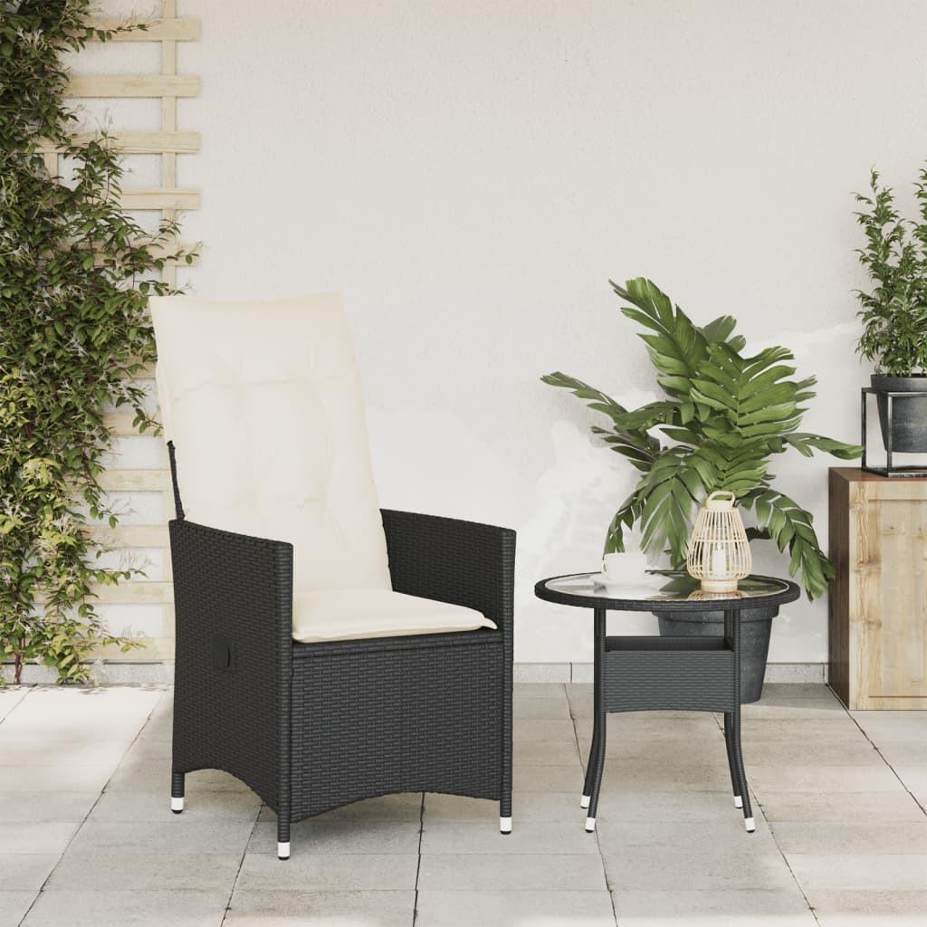 VidaXL Gartensessel verstellbar poly-rattan