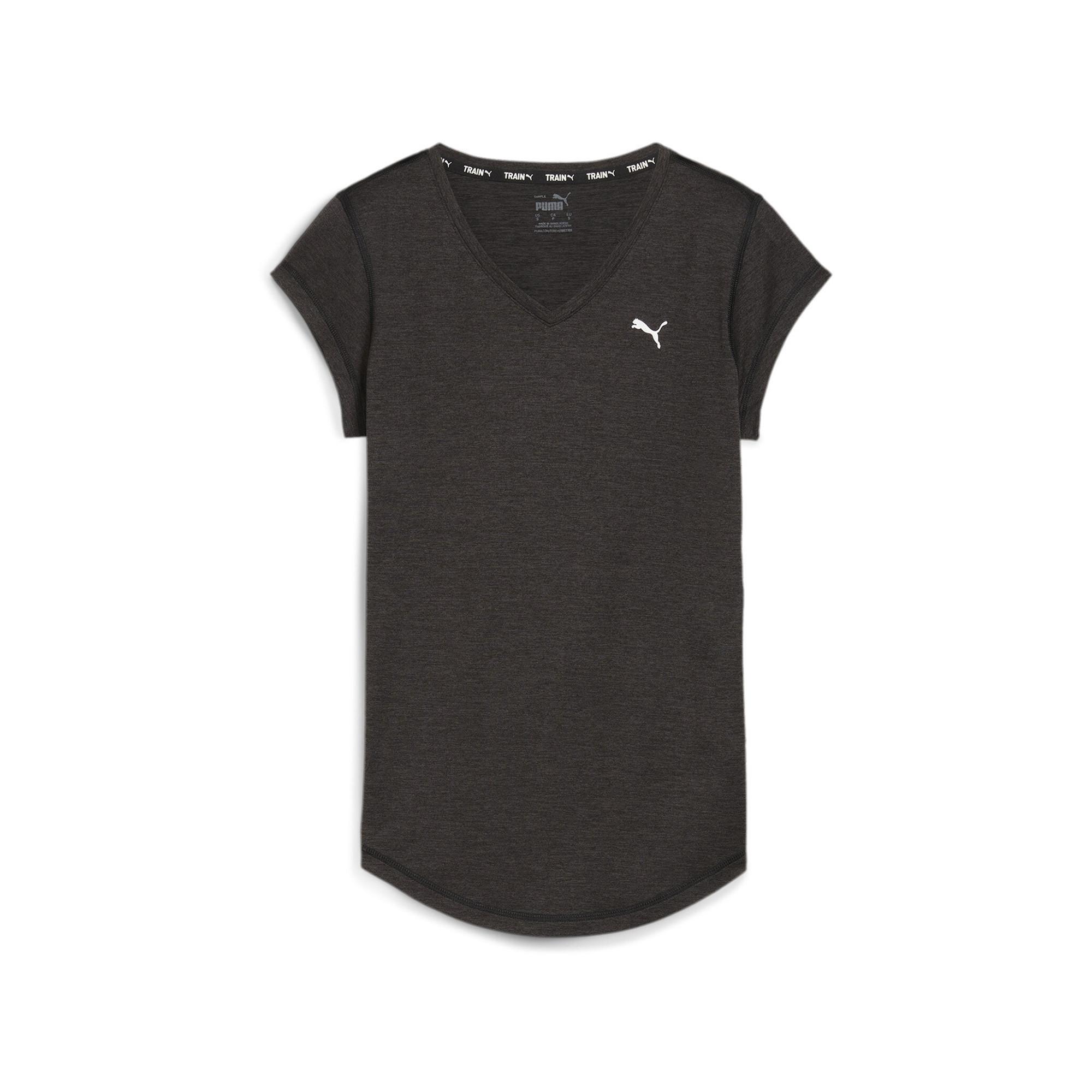PUMA TRAIN FAV HEATHER CAT TEE Small Cat T-Shirt, kurzarm