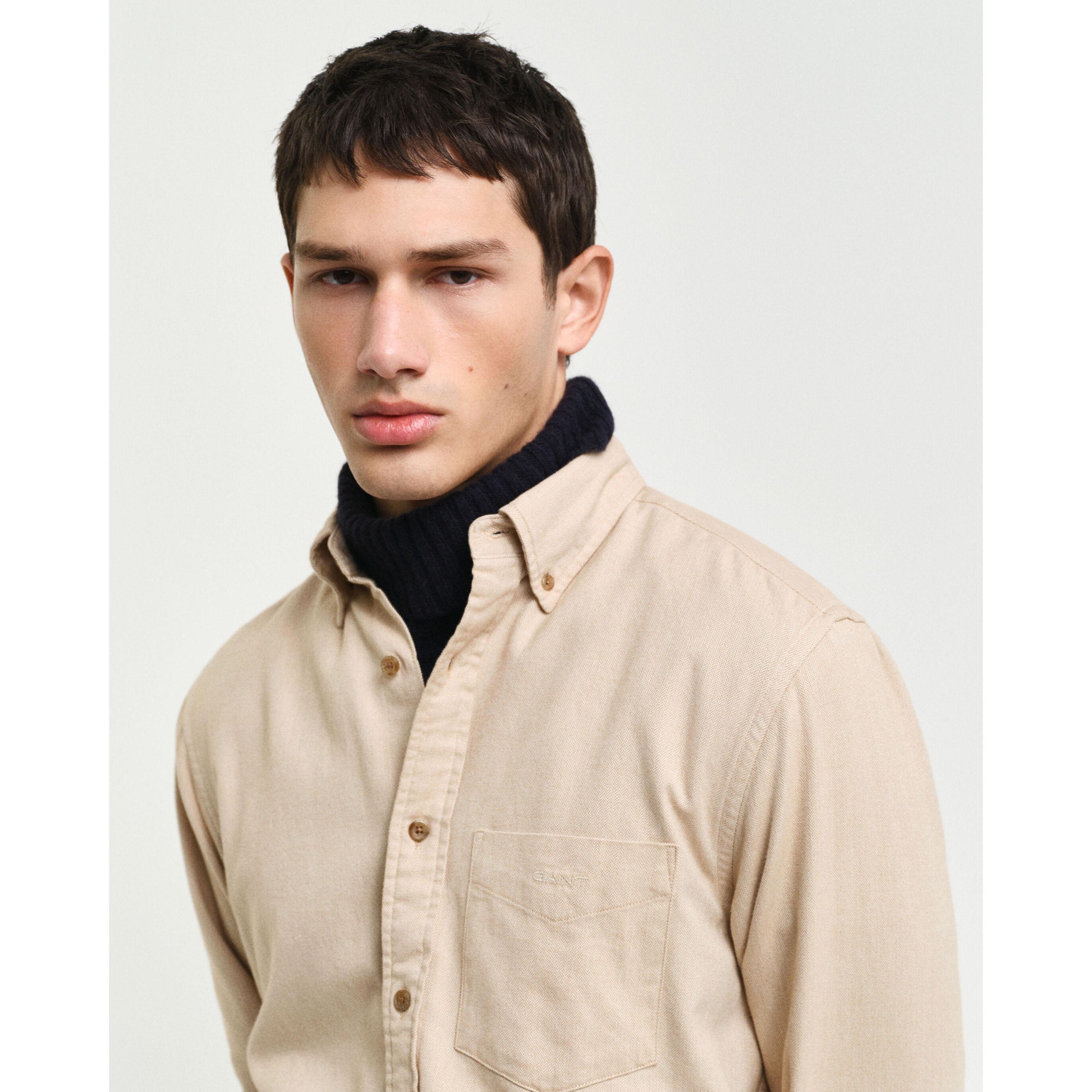 GANT Herringbone Flanellhemd