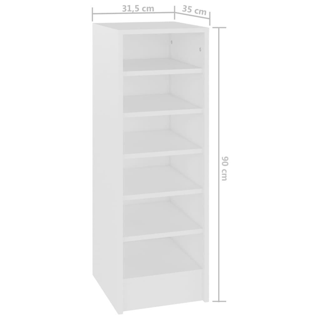 VidaXL Wand-schuhschrank holzwerkstoff