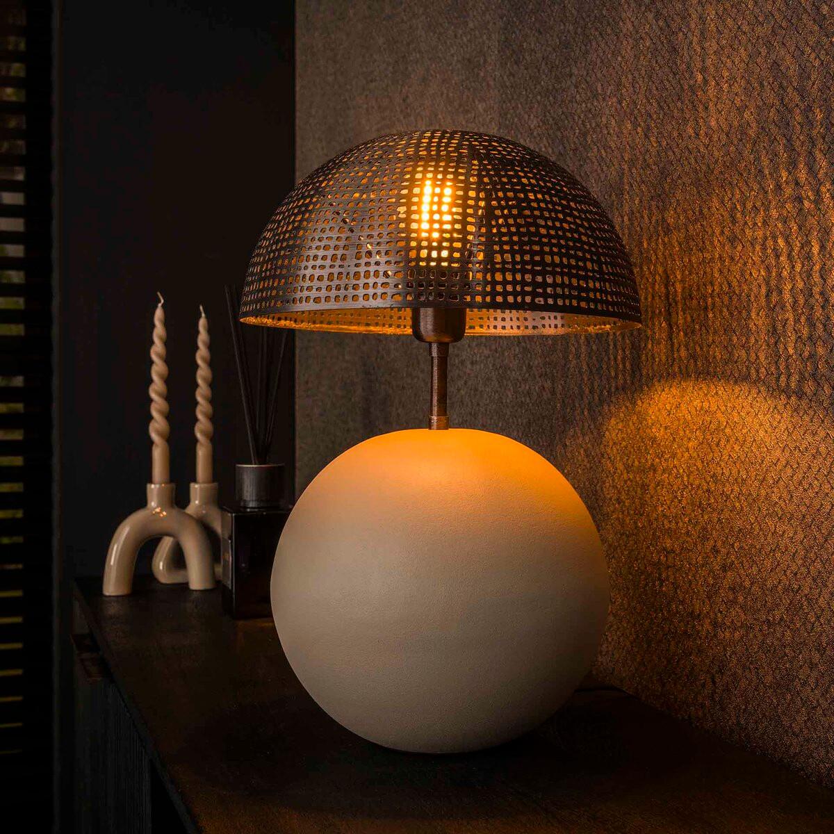 mutoni industrial Tischlampe Perfora Sphere 49