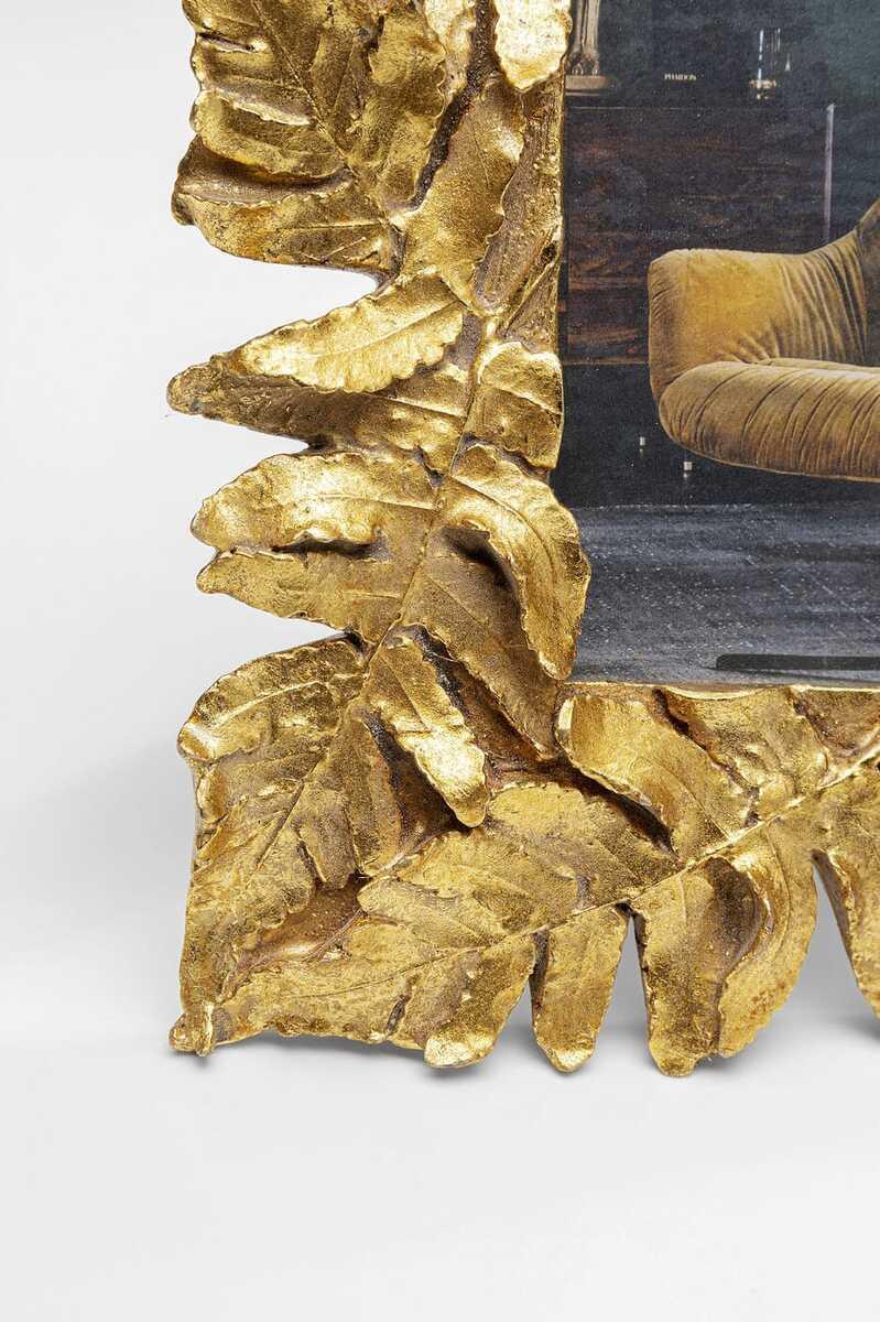 KARE Design Bilderrahmen gold Leaves 20x24
