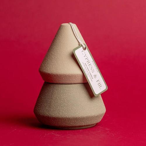 Paddywax Weihnachtsbaum Kerze & Räucherstäbchenhalter klein