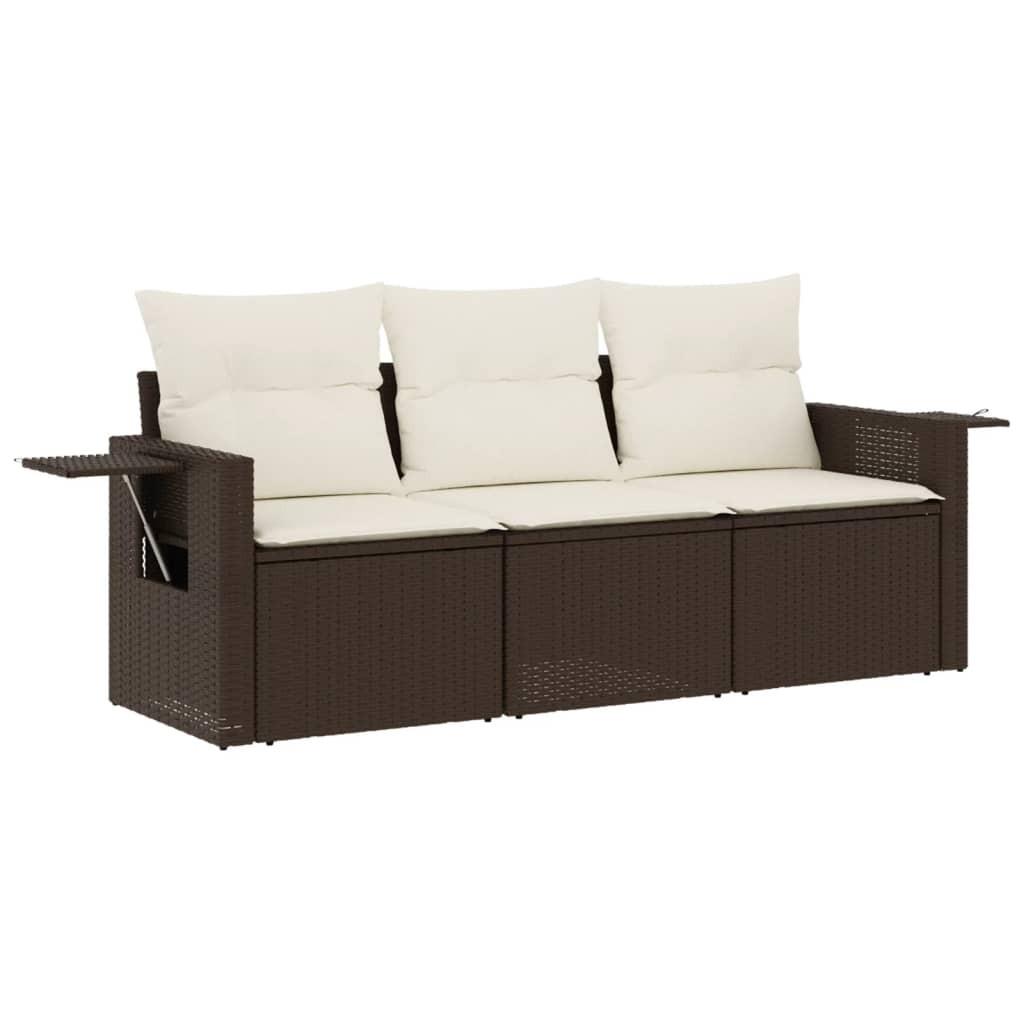 VidaXL Garten sofagarnitur poly-rattan