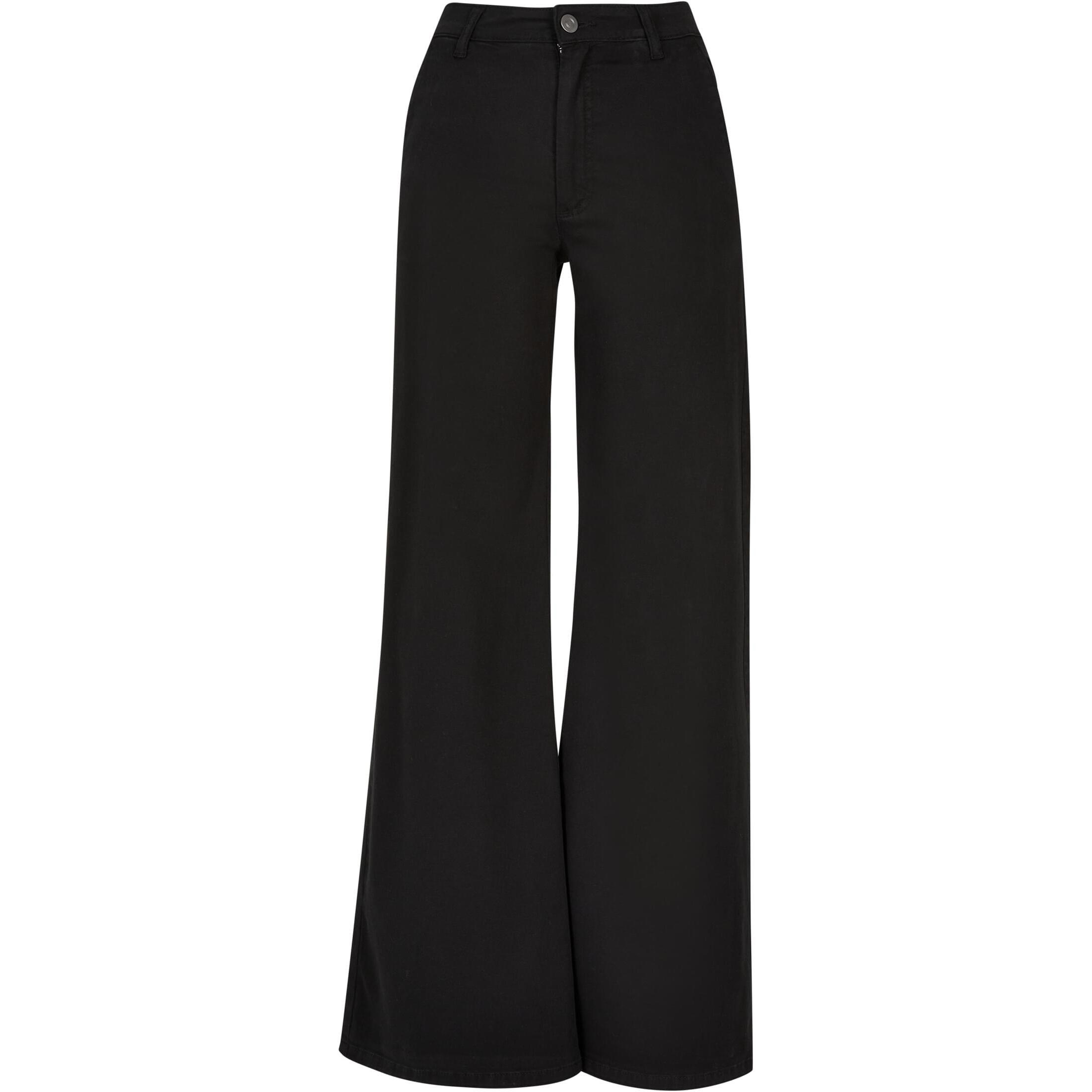 URBAN CLASSICS Chinohose mit hoher Taille,