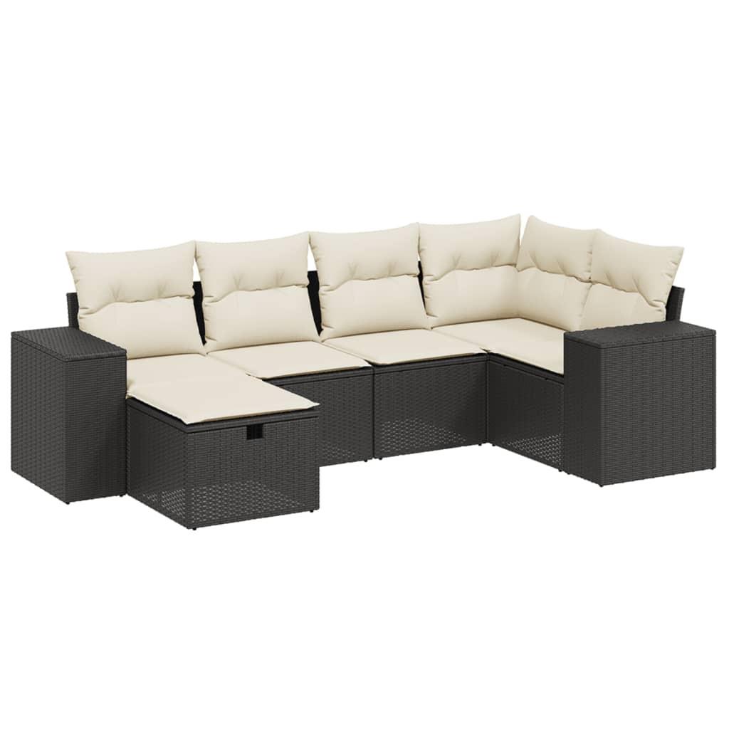 VidaXL Garten sofagarnitur poly-rattan