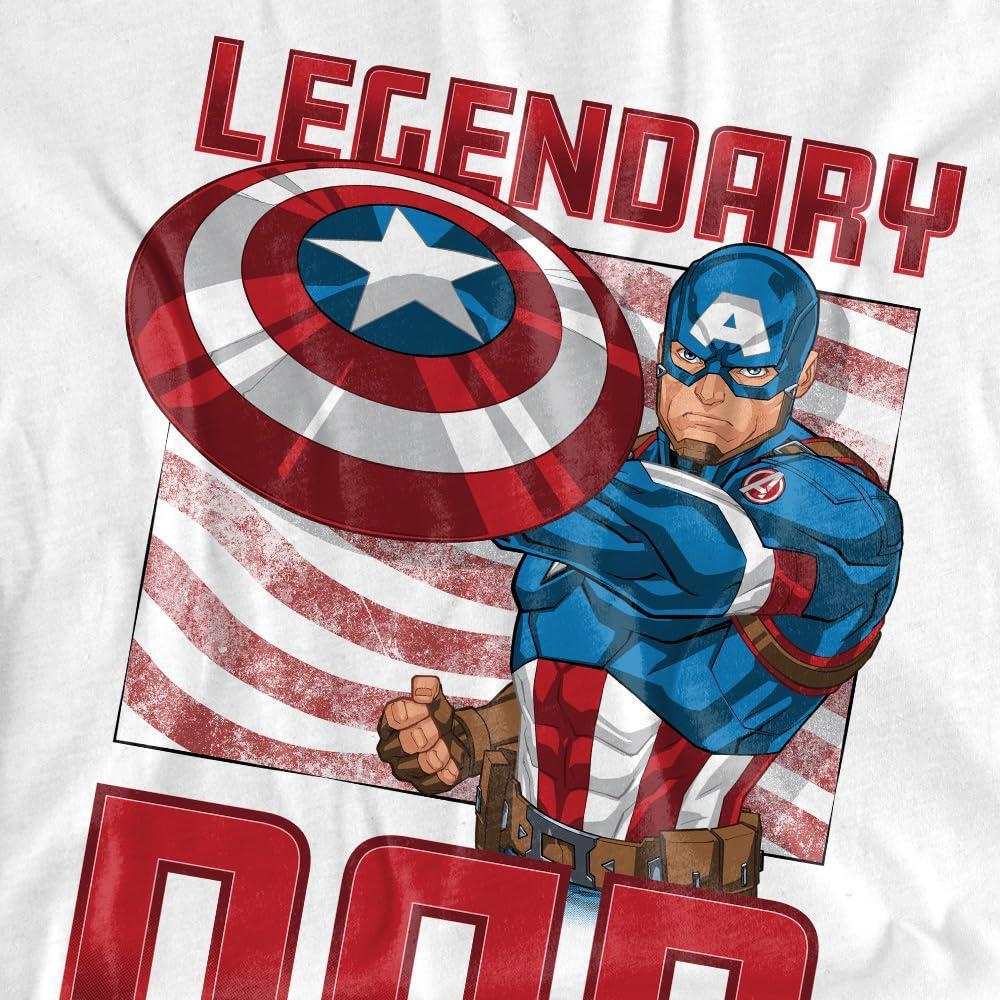 CAPTAIN AMERICA Legendary Dad T-Shirt