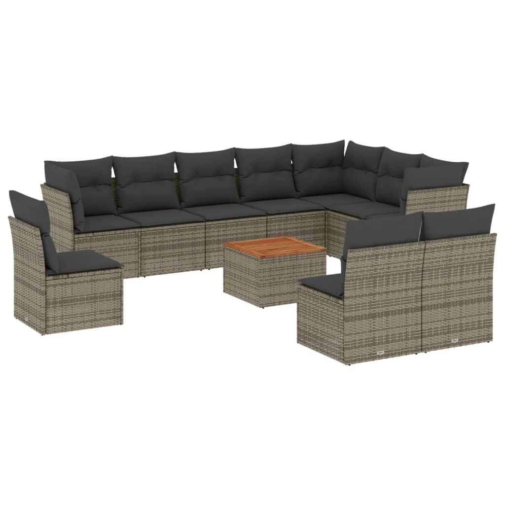 VidaXL Garten sofagarnitur poly-rattan