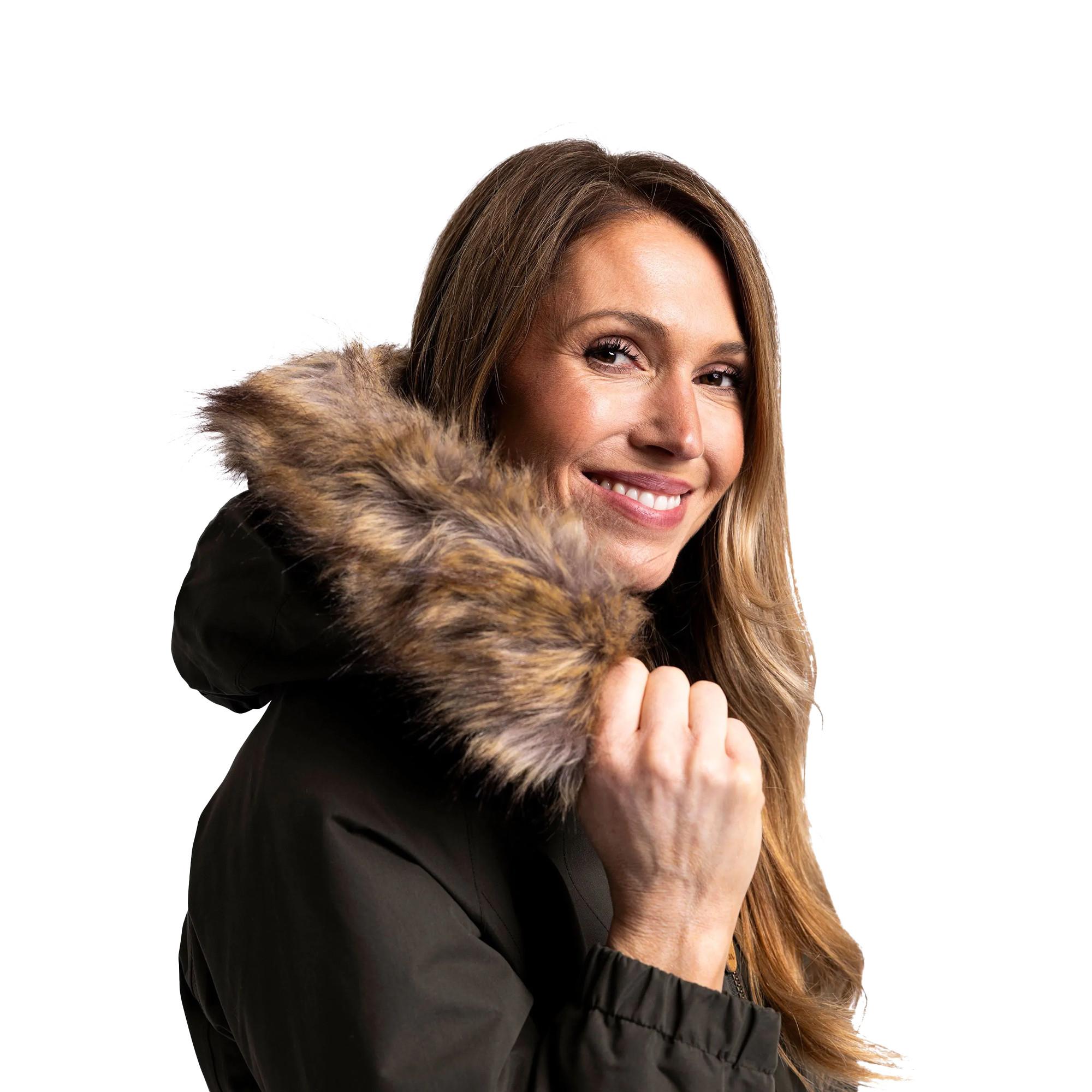 Trespass Parka Celebrity, isoliert, längere Länge