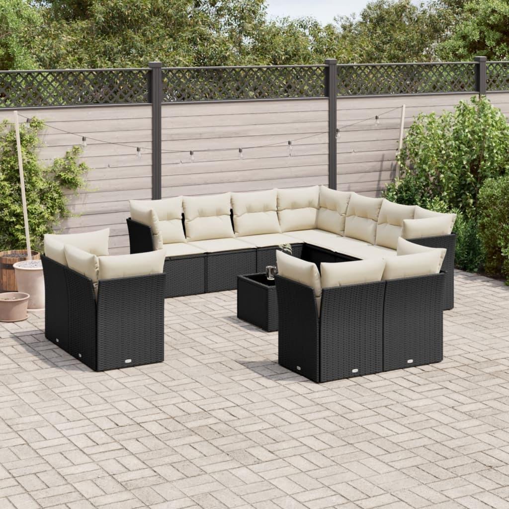 VidaXL Garten sofagarnitur poly-rattan