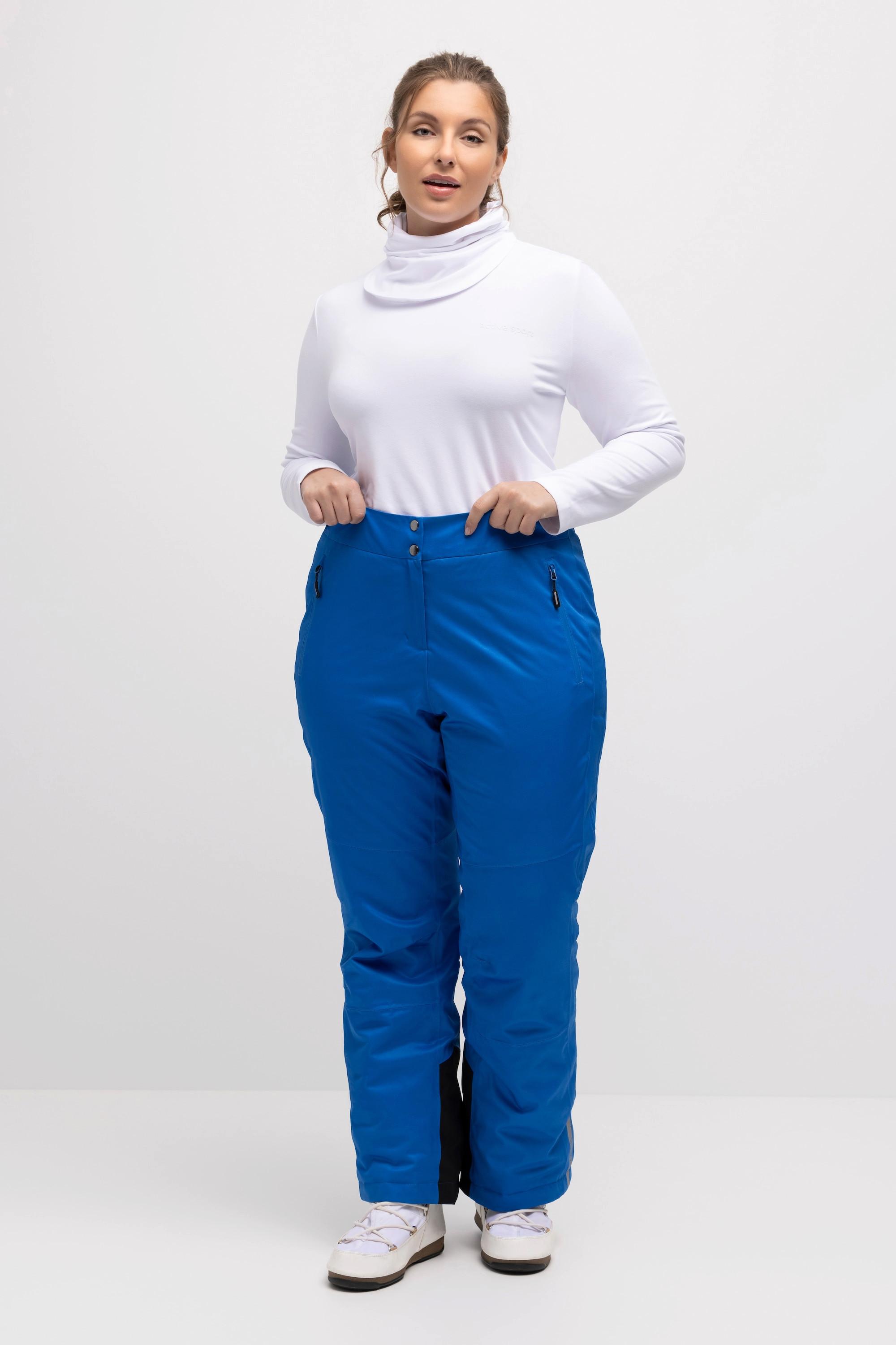 Ulla Popken Wasserdichte Skihose mit Formknie und Schneefang