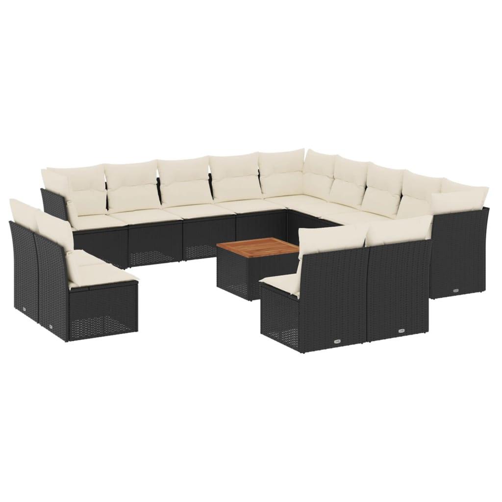 VidaXL Garten sofagarnitur poly-rattan