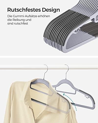 Pricenet 50 rutschfeste Kleiderbügel, platzsparend, strapazierfähig