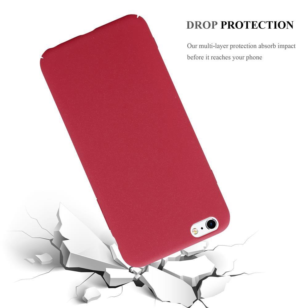 Cadorabo Hülle für Apple iPhone 6 PLUS 6S PLUS Hard Case in Frosted Optik